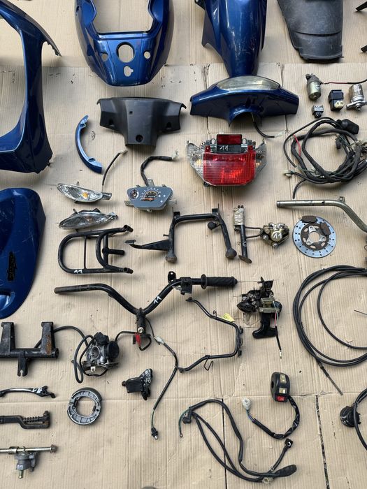 Skuter Romet coliber router części 50 cc 4 sów koła 10 cali