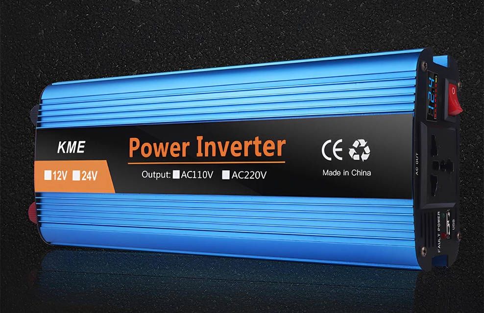 2600W номінал. Перетворювач напруги KME 2600. Автомобільний інвертор н