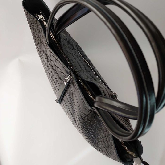 Сумка жіноча з натуральної шкіри А4 класична велика Karlos Marconi