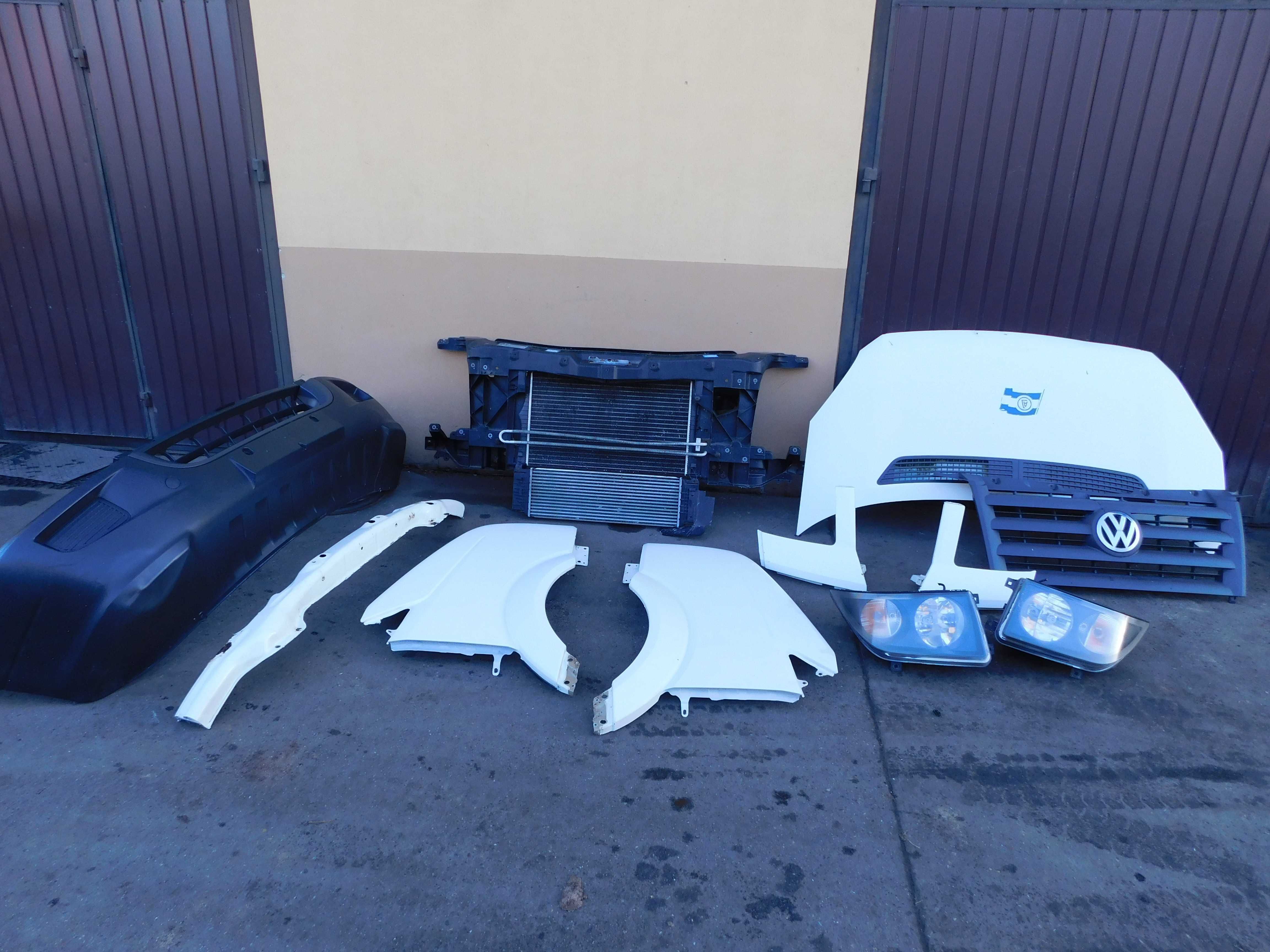VW Crafter przód kompletny maska chłodnice błotniki lampy chłodnice
