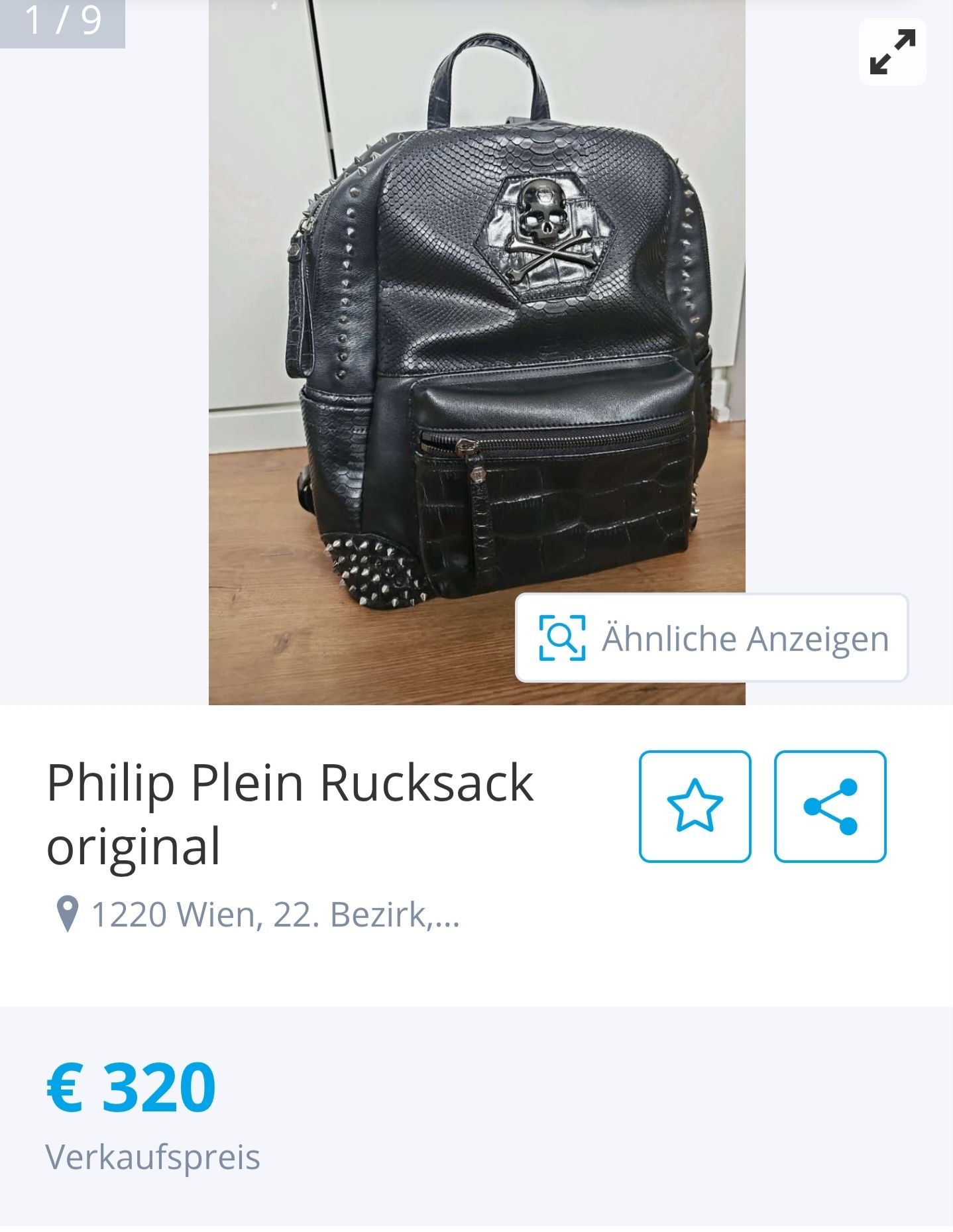 Рюкзак оригинал philipp plein