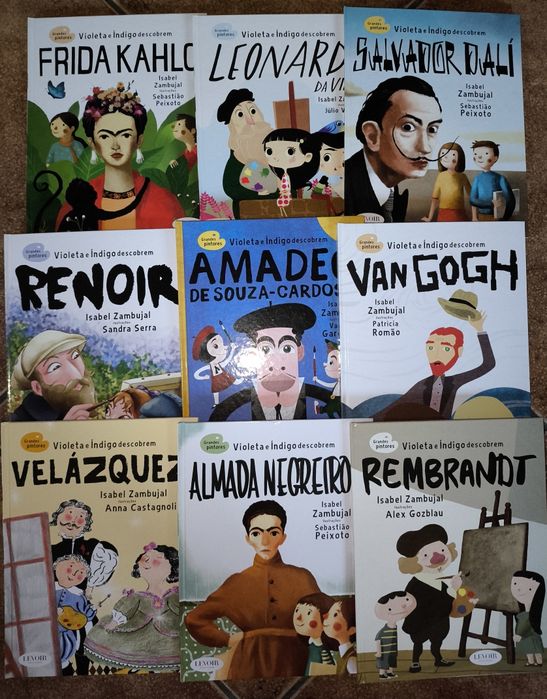 Coleção completa livros " Grandes Pintores"