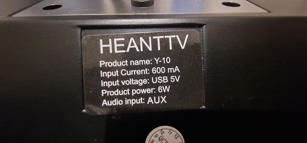 Soundbar czarny HEANTTV nowy