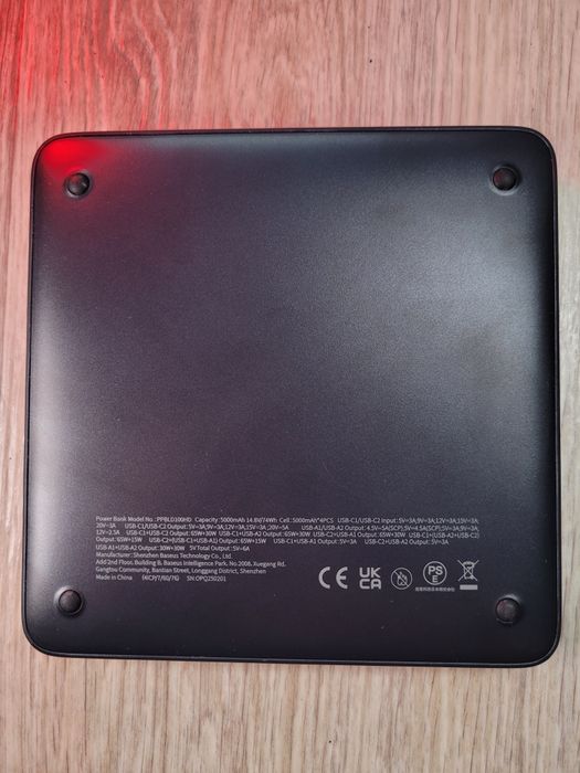 Павер бенк Baseus 20000 мАч 100w
