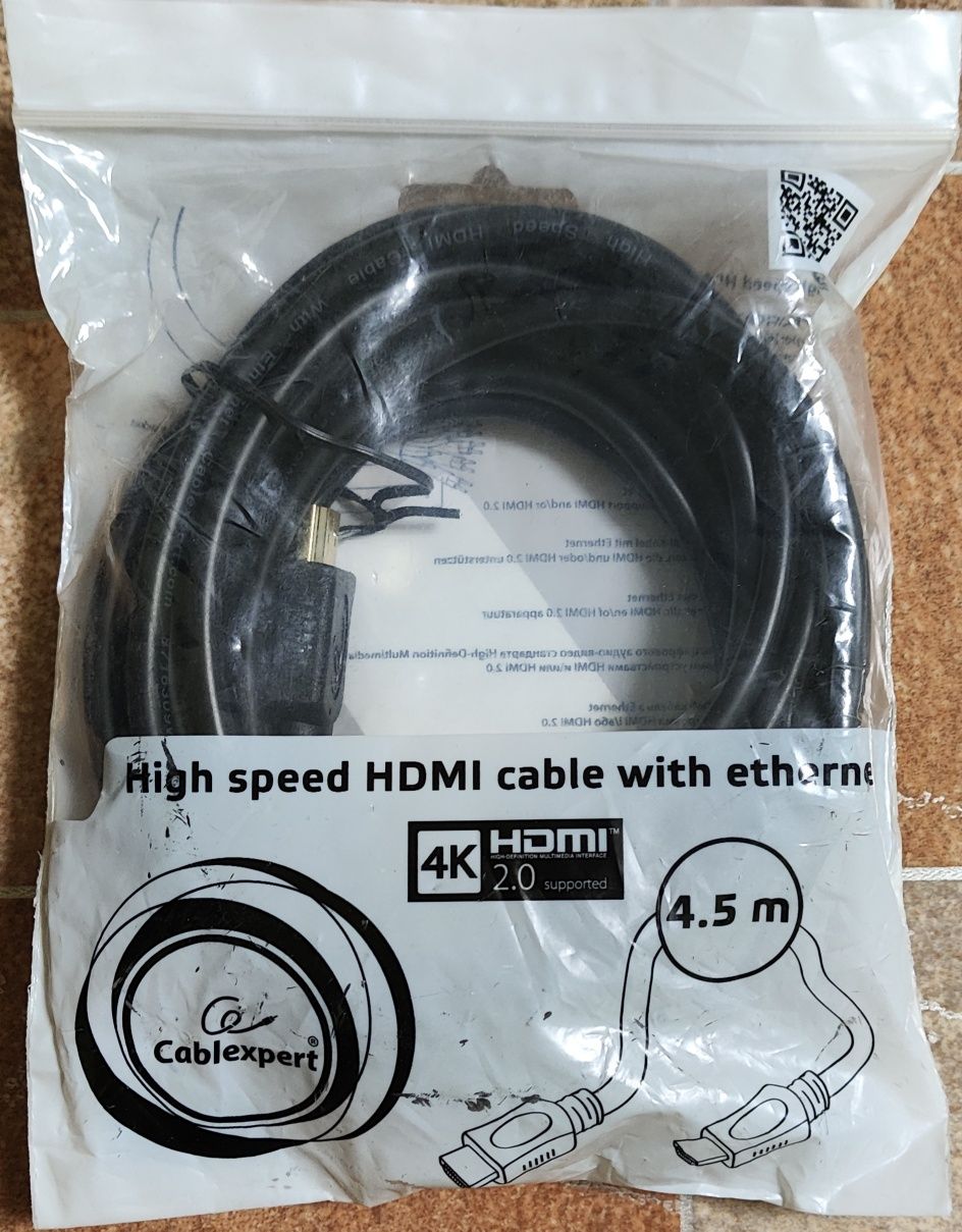 Кабель Cablexpert HDMI - HDMI v1.4 4.5 м (CC-HDMI4L-15)