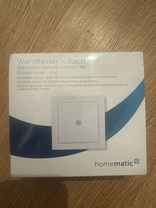 HOMEMATIC Programowalny, bezprzewodowy pilot naścienny