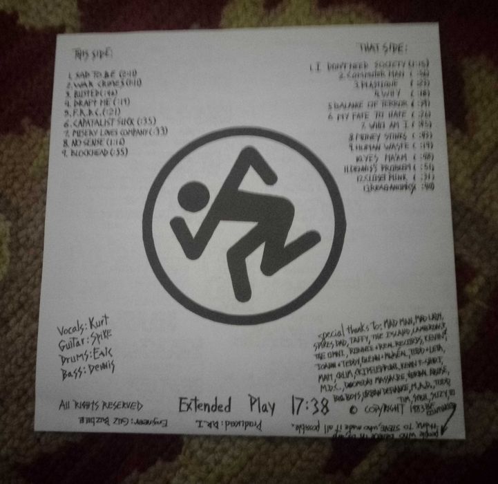 D.R.I. - " Dirty Rotten EP 22 songs " ...