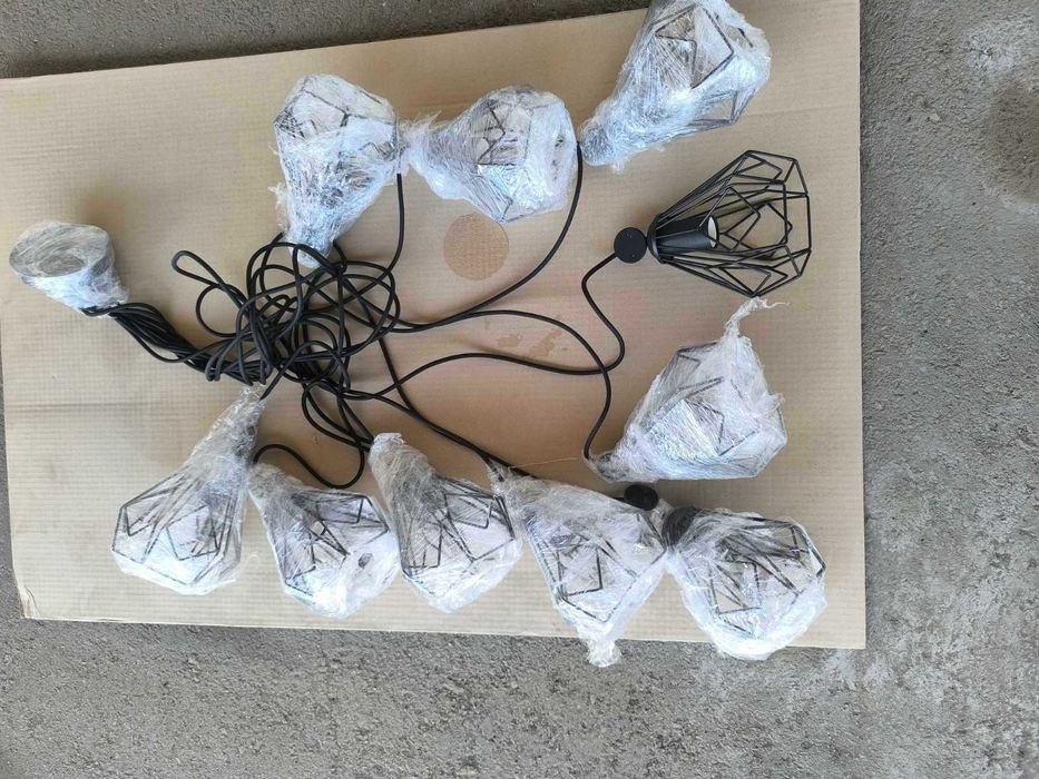 Люстра павук на десять плафонів MSK Electric Milan NL 538-10