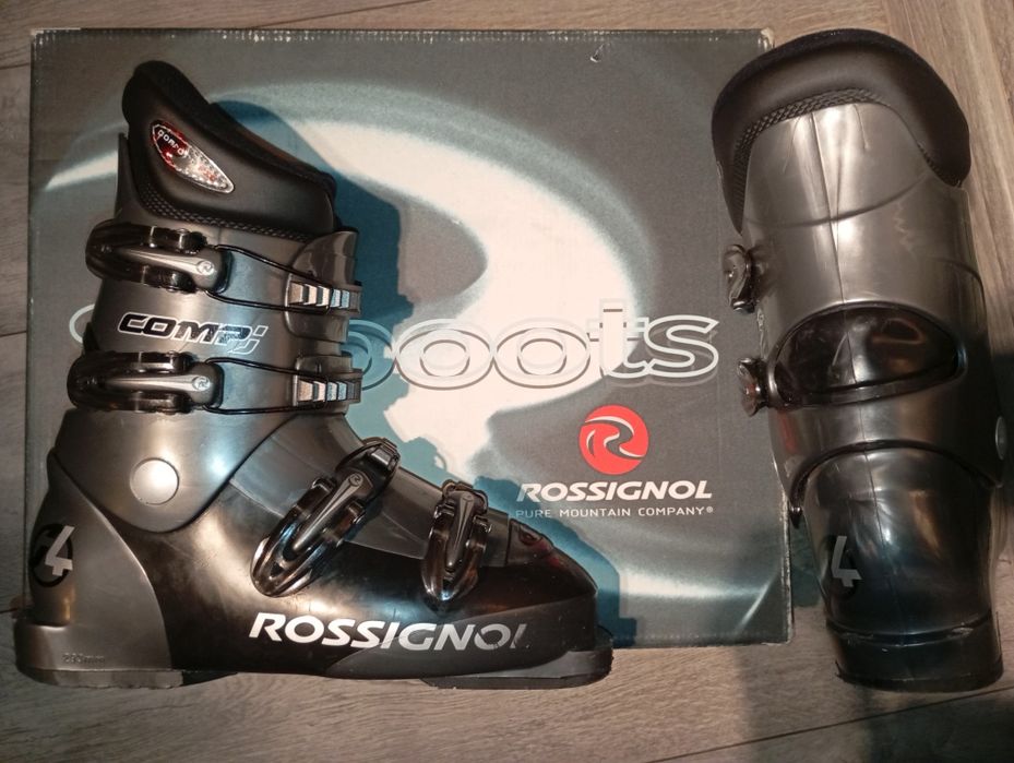 Juniorskie buty narciarskie 25-25,5cm Rossignol Comp J4, Dark/Grey