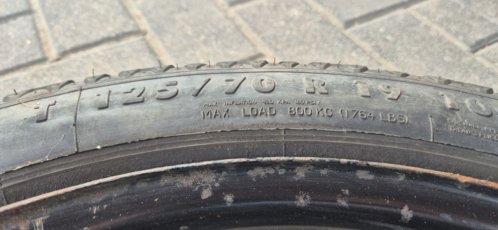 Koło zapasowe 19 Audi  A4 B8/ A5