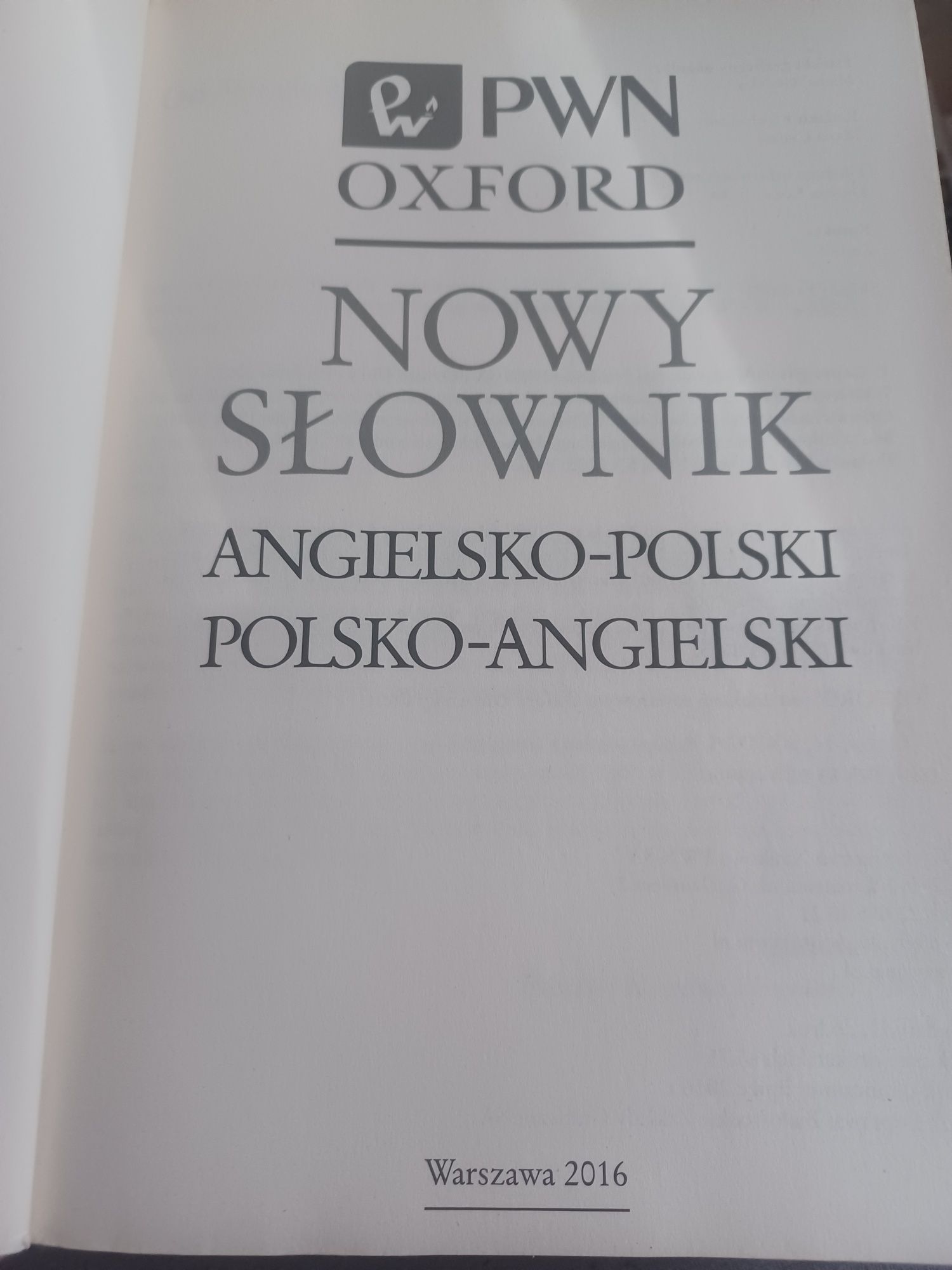 Słownik PWN angielsko-polski