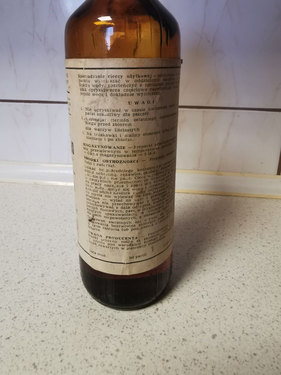 Butelka prl z 1976r