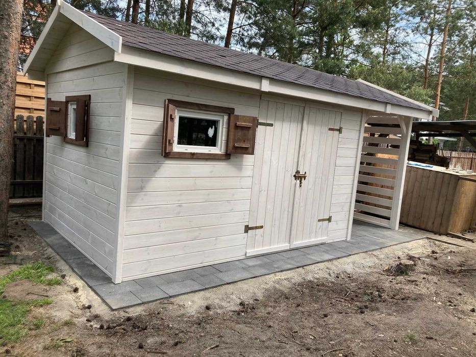 Domek narzędziowy Domek drewniany drewutnia