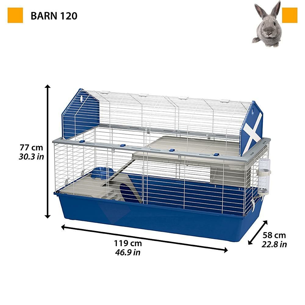 Клітка для кролів, шиншил, гризунів Барн  Barn, Ферпласт, Італія