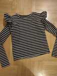 Zara krótki sweter w paseczki S