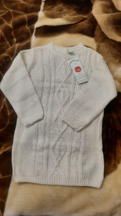 Тепле плаття-туніка на 3-4 роки