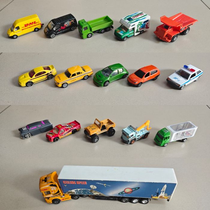 Металева машинка 9см в асортименті