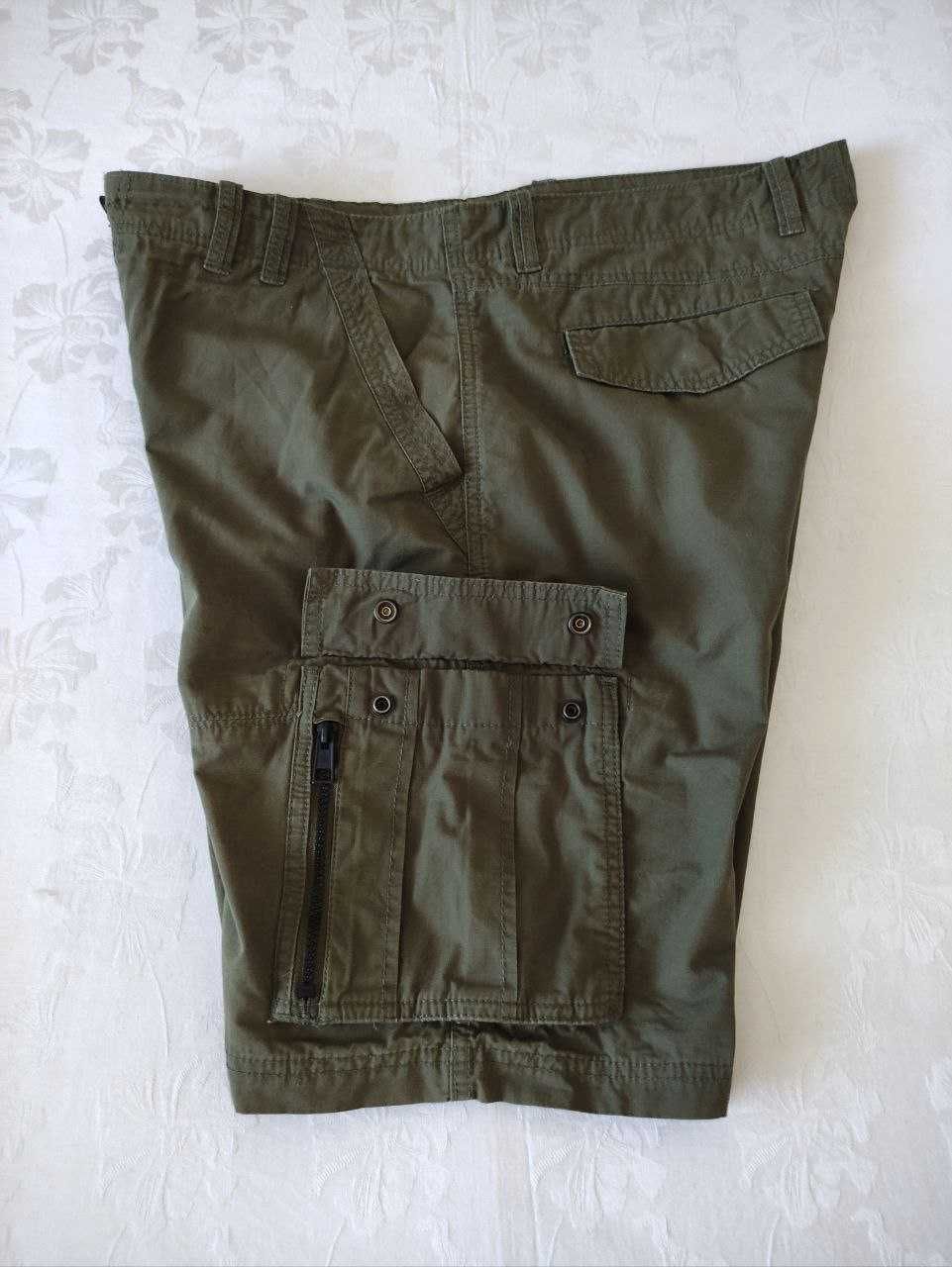 XL/XXL Чоловічі шорти карго олива 100% cotton. хлопковые шорты олива