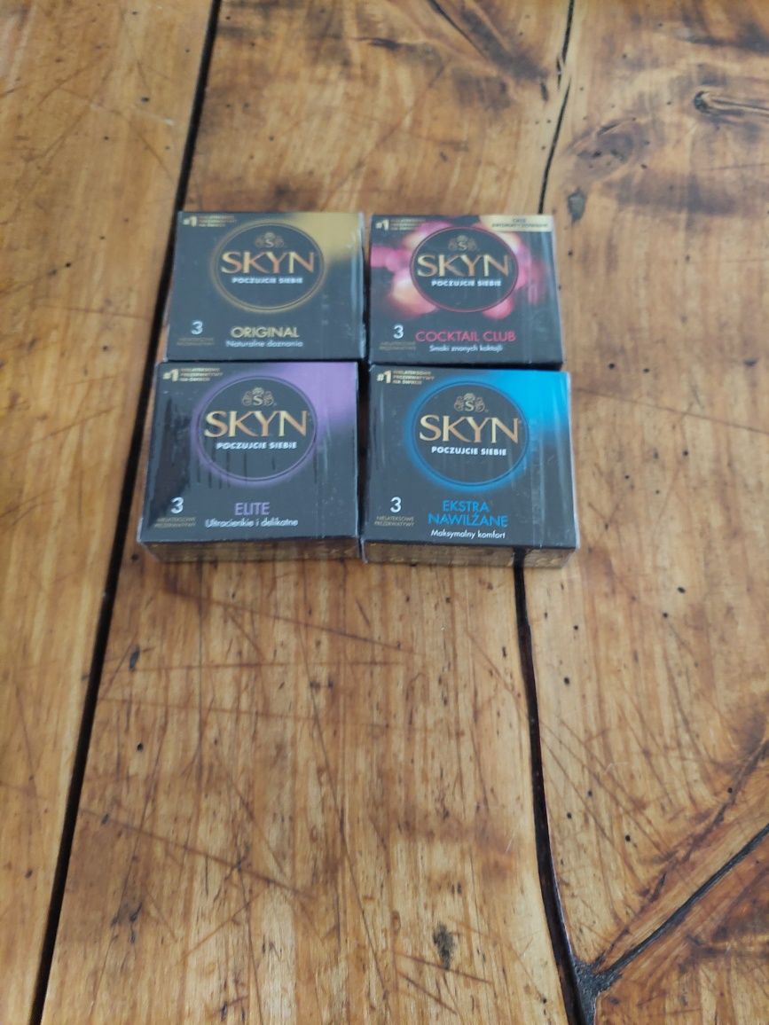 Zestaw prezerwatyw SKYN – 4 rodzaje