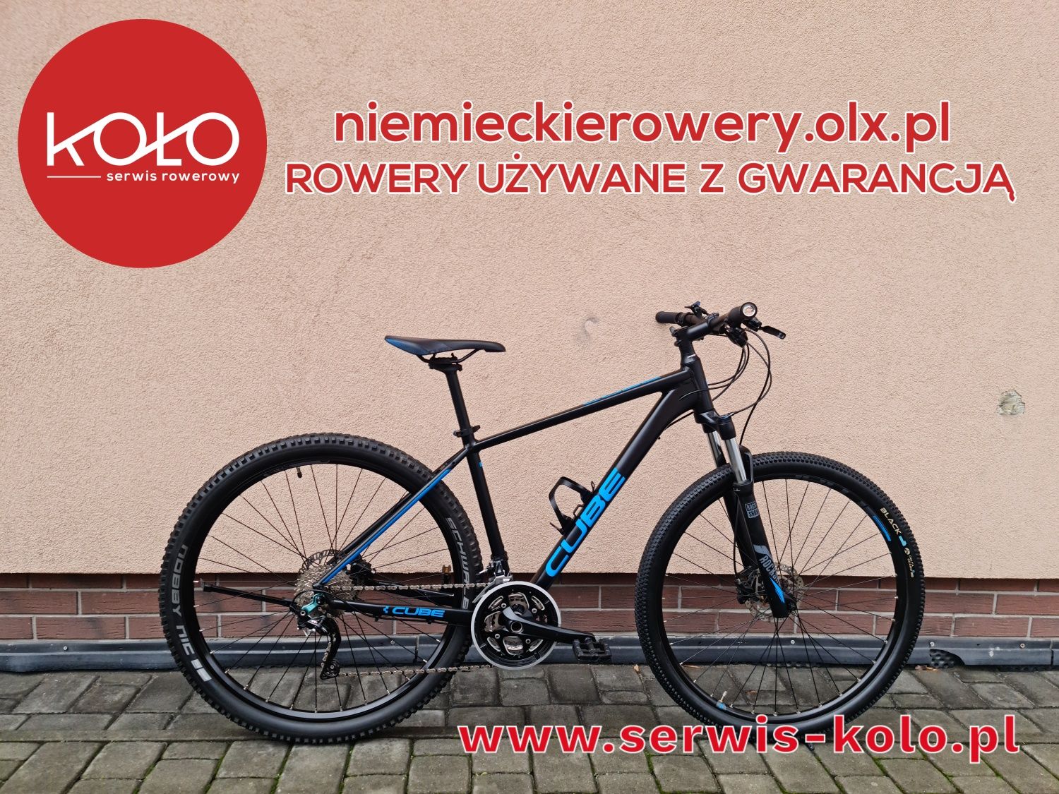 Rower górski MTB CUBE koła 29 SHIMANO DEORE XT ROCKSHOX okazja alu