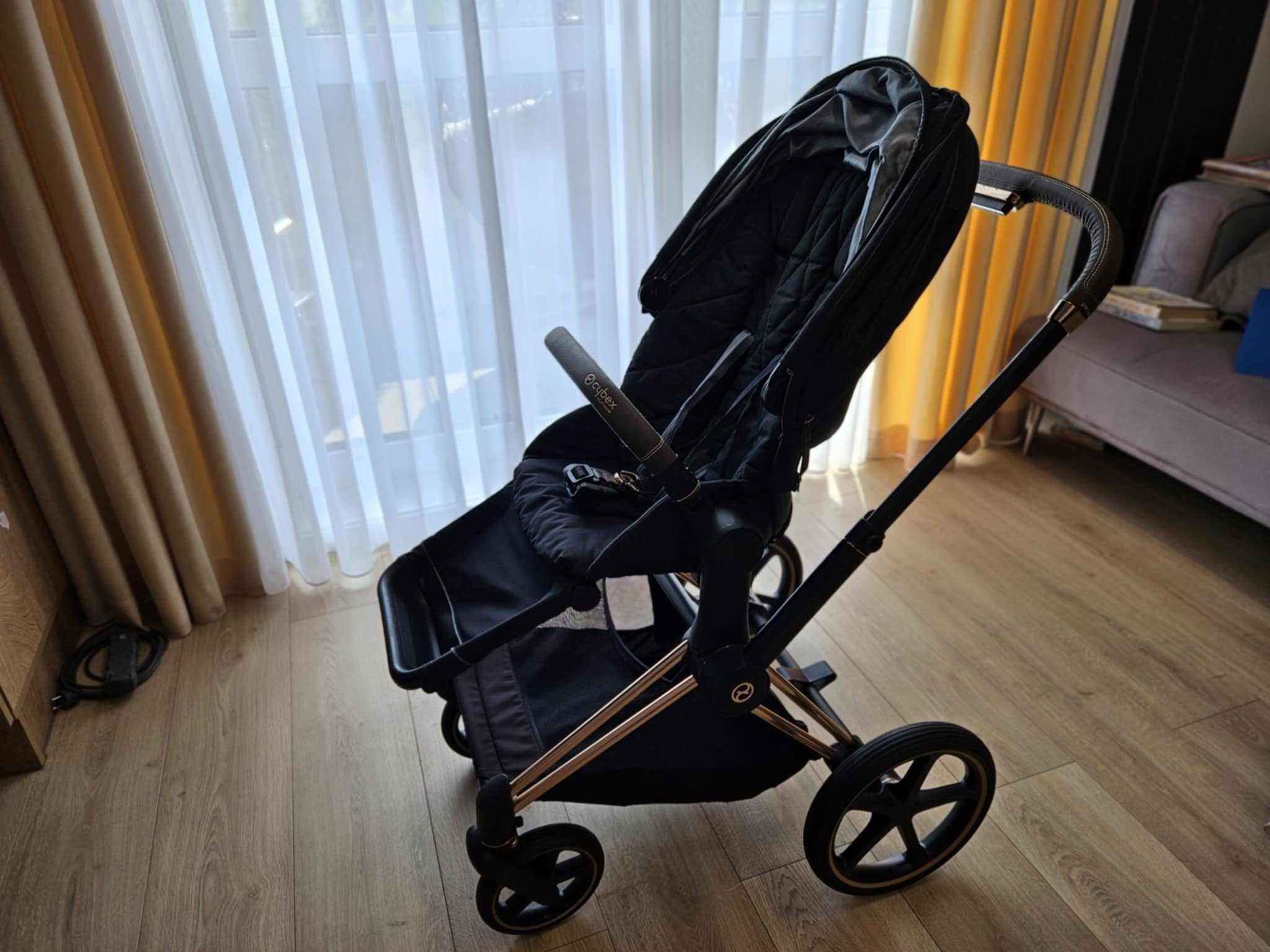 Cybex Priam Lux 3.0 RoseGold (gondola+spacerówka) MEGA ZESTAW Warszawa
