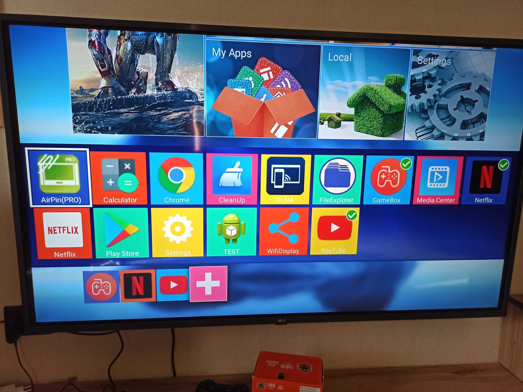 M8 Mini універсальна Смарт приставка для ігор, фільмів і Smart TV
