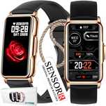 ZEGAREK Damski SMARTWATCH Ciśnieniomierz Pulsometr Wodoodporny SENSORR