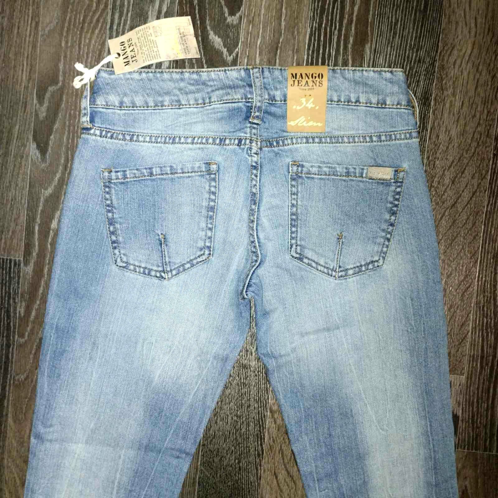 MANGO джинсы slim 34 размер