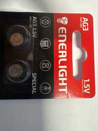 Батарейка AG3 LR41 392 alkaline 1.5v enerlight цена за блистер