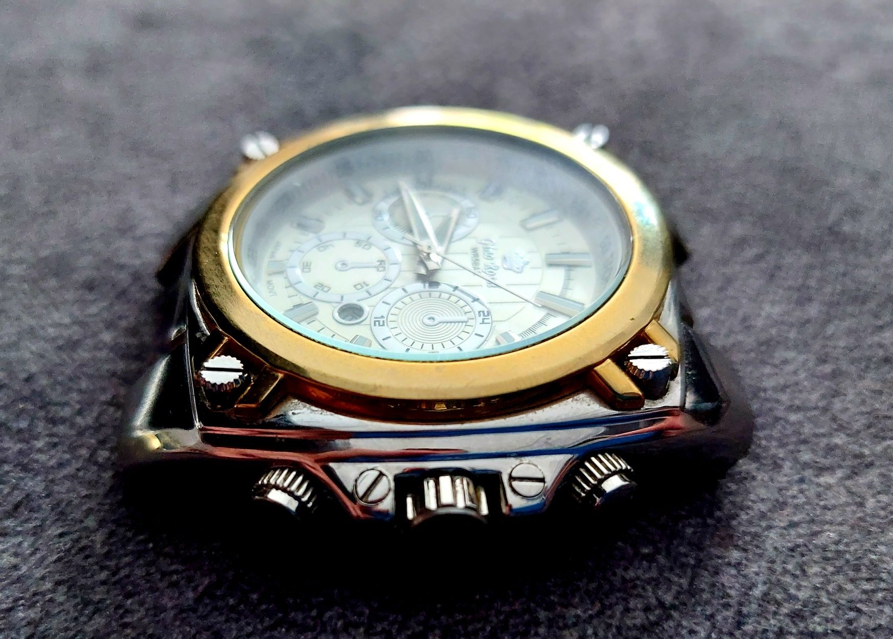 Zegarek męski Gino Rossi srebrno złoty