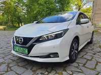 Nissan Leaf Faktura VAT 23%, KAMERY 360, bezwypadkowy, pompa ciepła