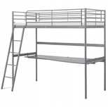 Łóżko piętrowe z biurkiem IKEA 90x200