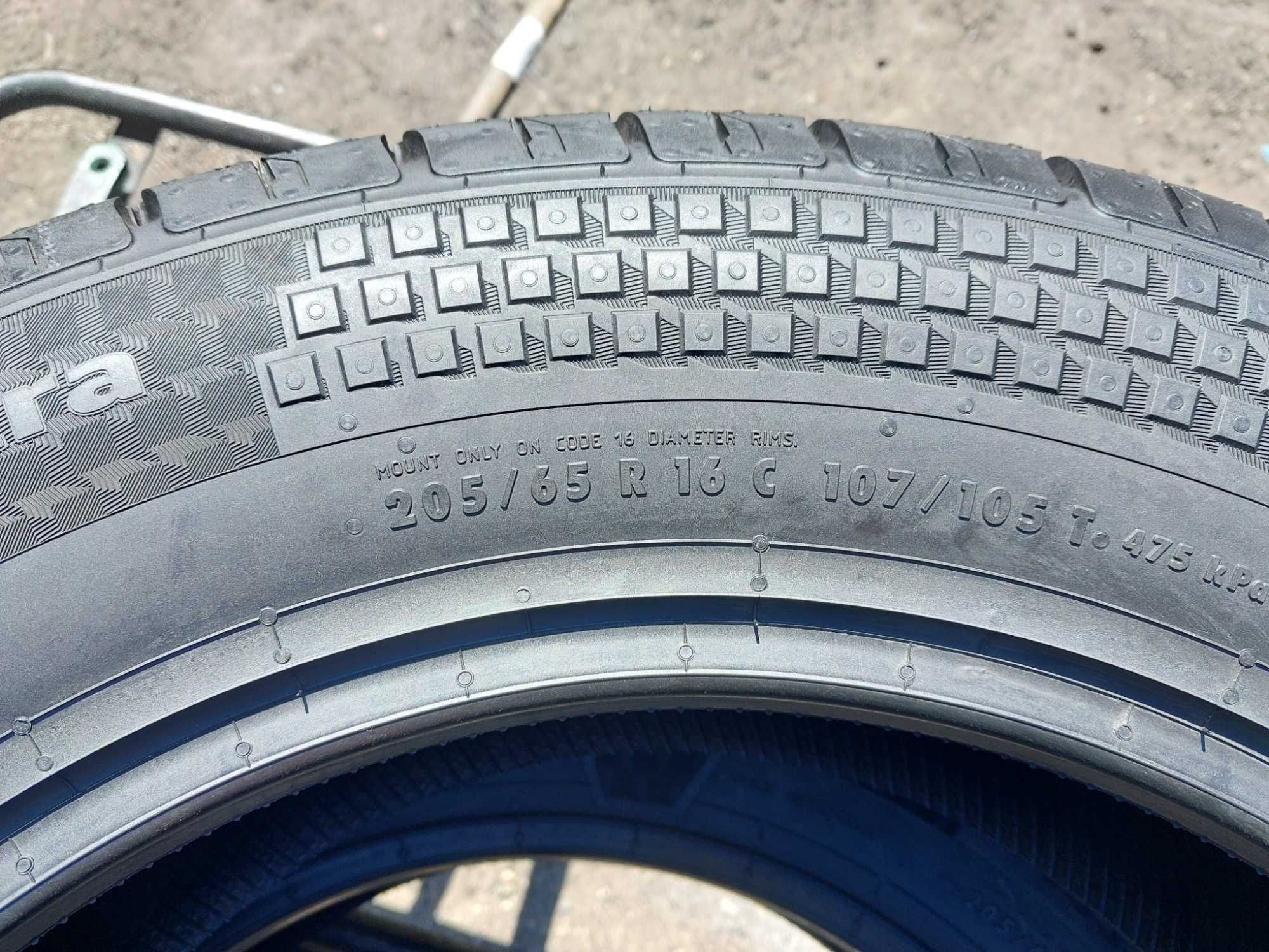 Opony letnie 205.65.16c Continental VanContact Ultra Jak Nowe 2022 rok