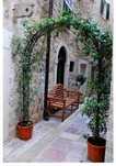 PERGOLA Ogrodowa Metalowa ŁUK 240 CM NA Pnącza Kwiaty
