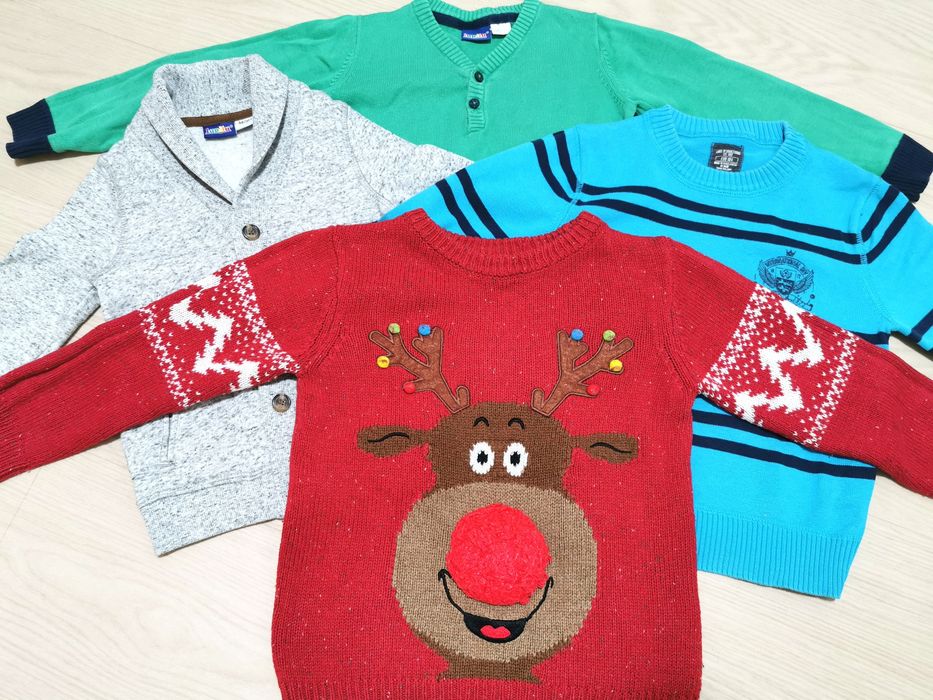 Sweterki dla chłopca 98-104.