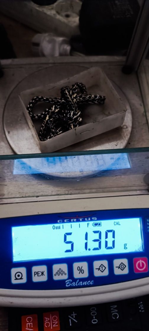 Срібна цепочка пітон Цепь кобра кардинал рамзес венеціанка серебро