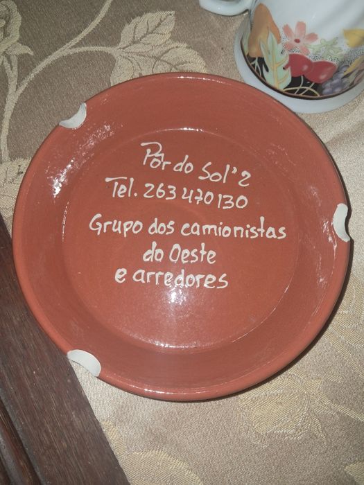 Cinzeiro em barro,motoristas