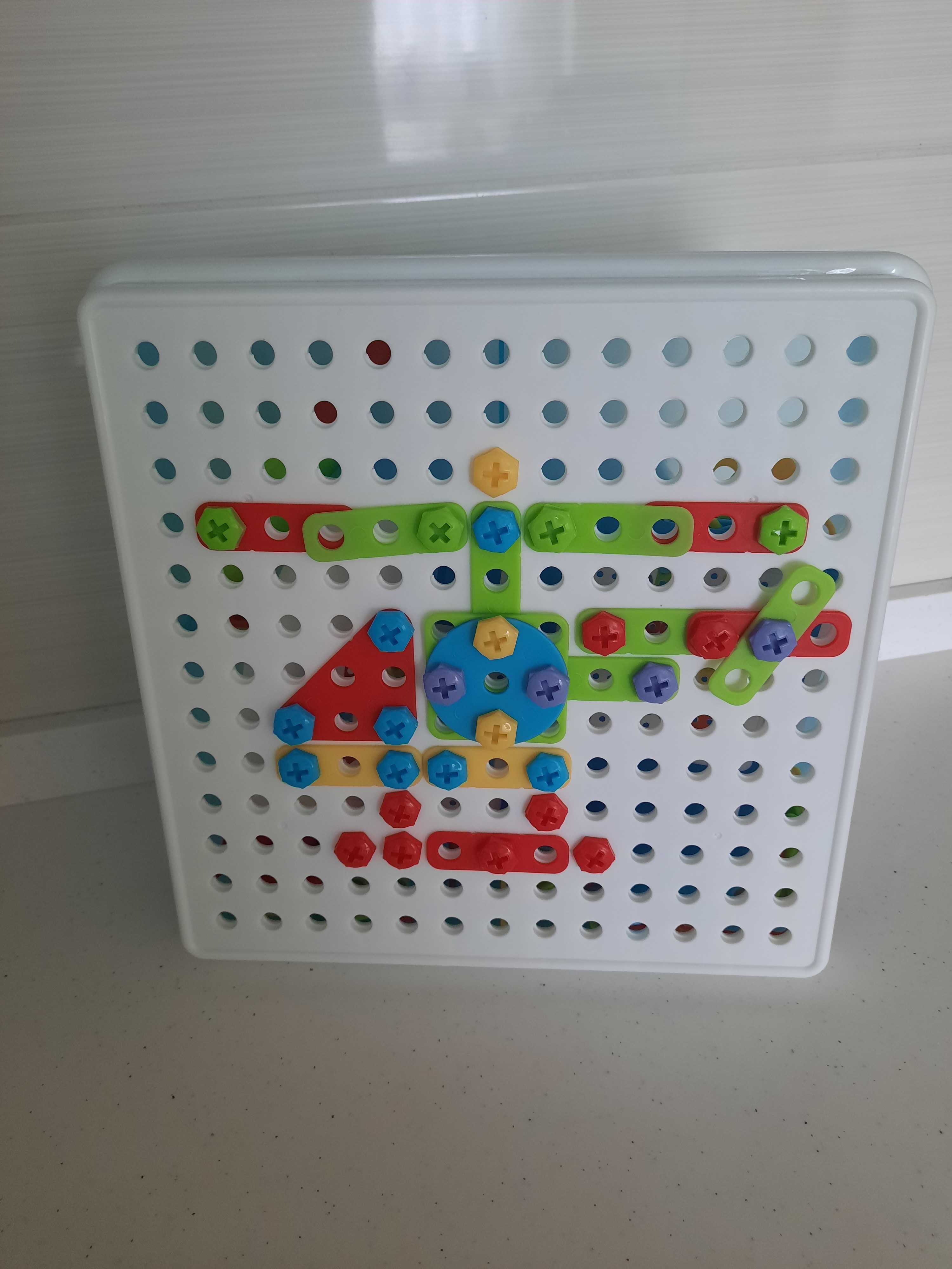 Детский конструктор-мозаика с отвёрткой QML