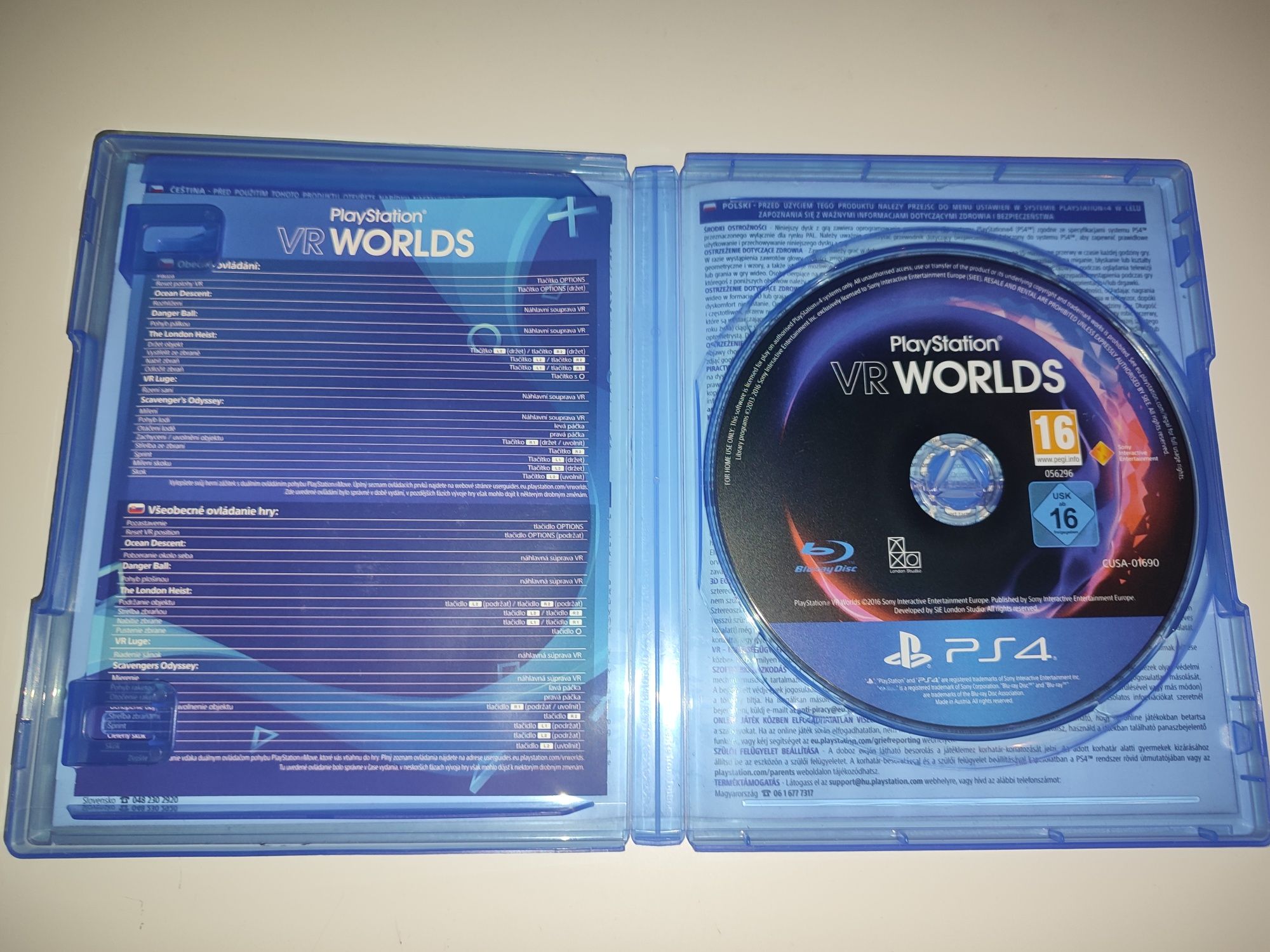 Gra Ps4 Worlds VR PL gry PlayStation 4 UFC Mafia Crash Spyro Rayman GT