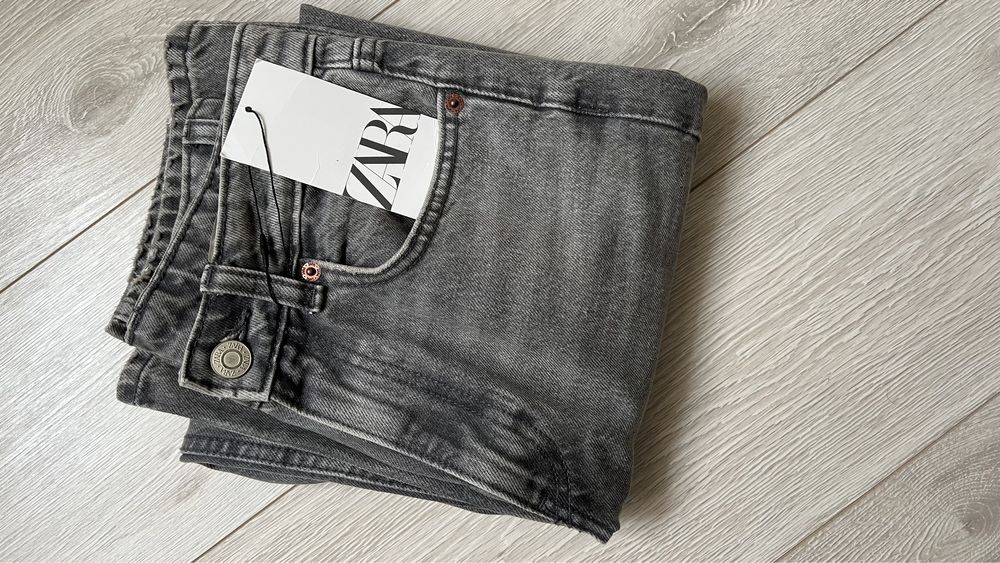 Джинси zara mom прямі 36р
