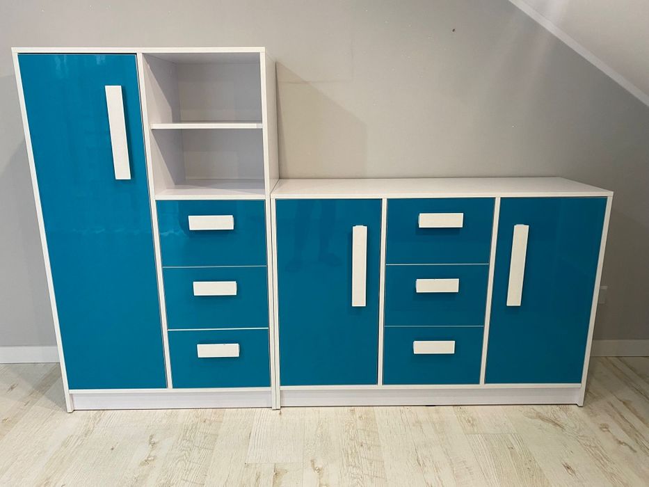 Meble dziecięce Guliver w znakomitym stanie niebieskie