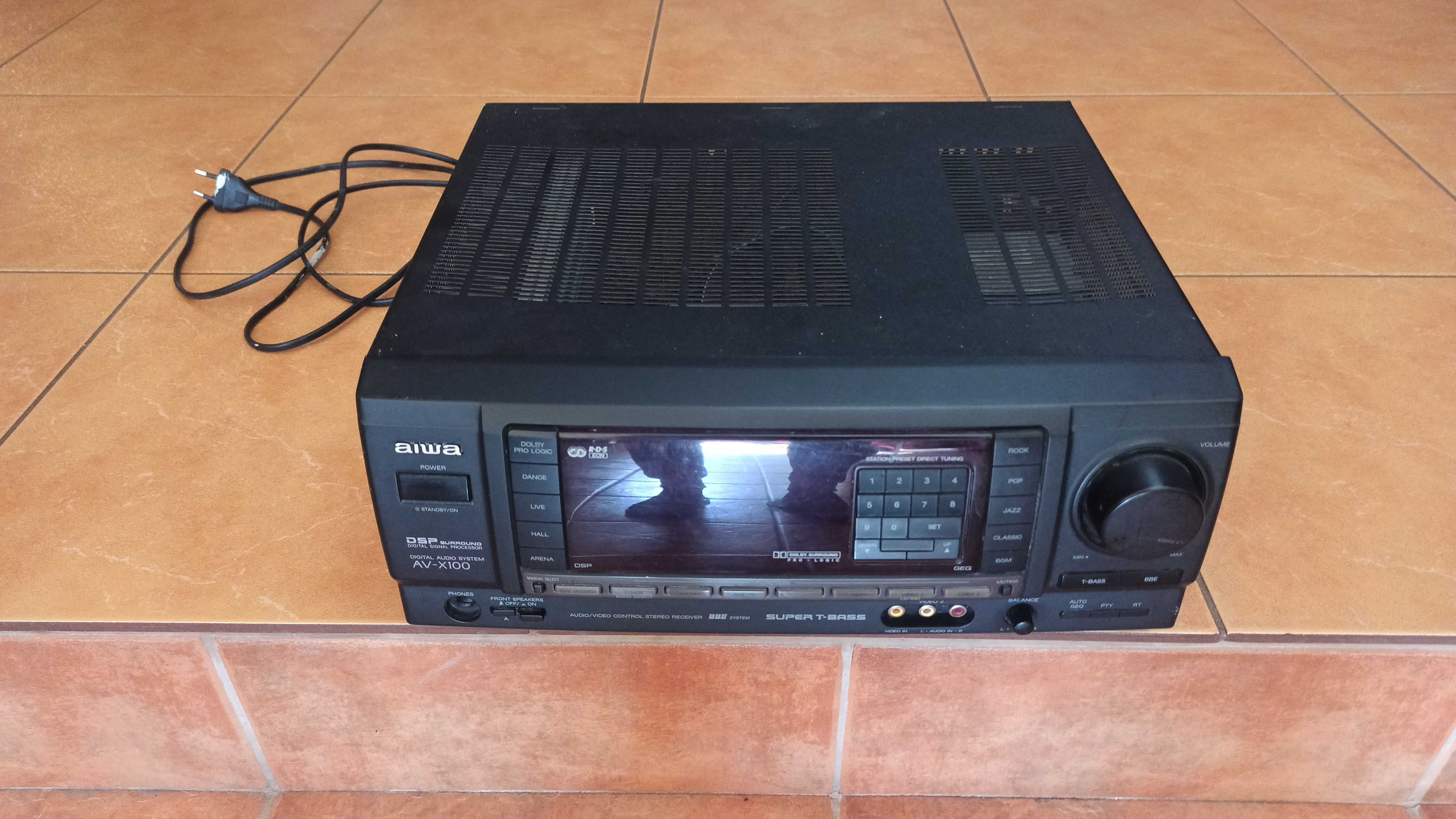 Amplituner AIWA AV-X100 - całkiem mocny