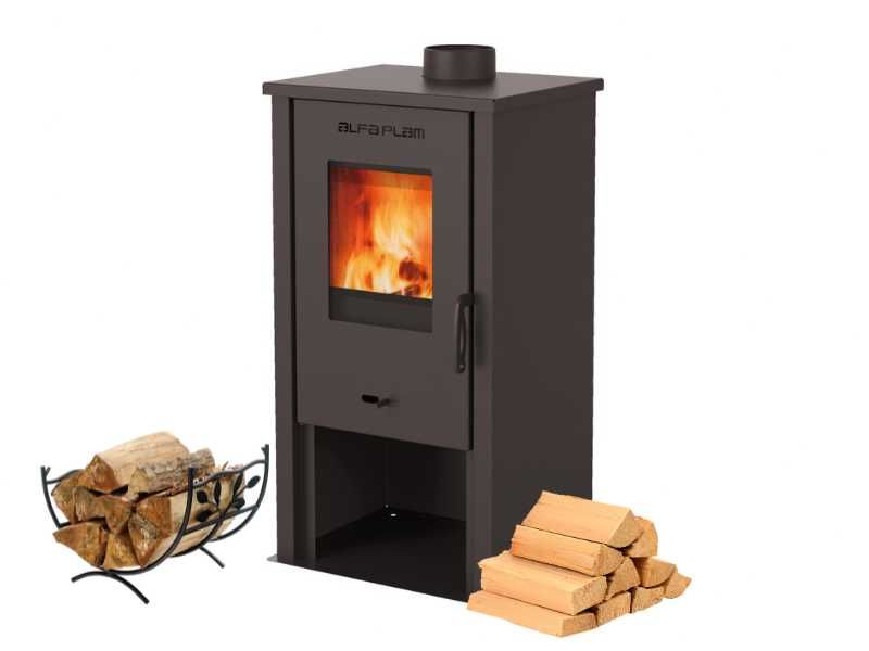 Piec koza kominek na drewno Alfa-Plam Tara Eco 6kW Klasa A ECODESIGN