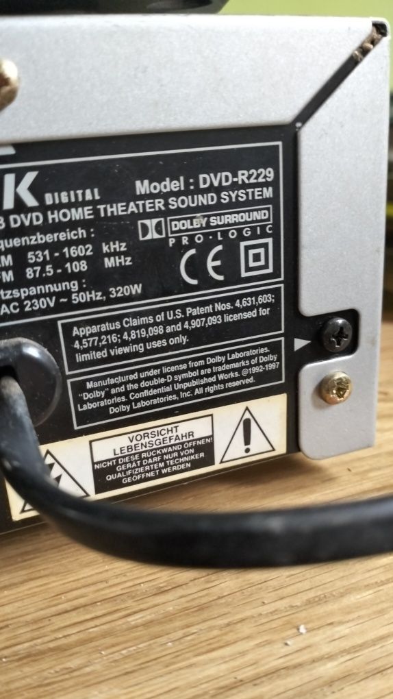 Kino domowe DK R229 AC3Dvd