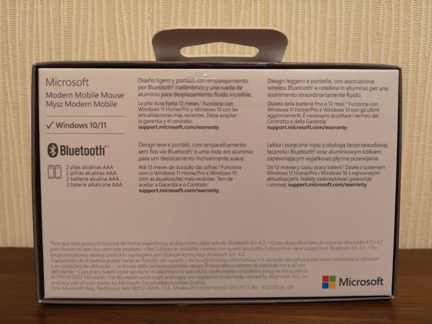 Mysz Microsoft Modern Mobile Mouse Bluetooth