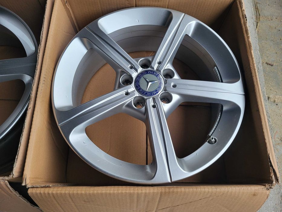 [489] Felgi aluminiowe Oryginał MERCEDES 17 Cali 5x112 ET44 +Czujniki