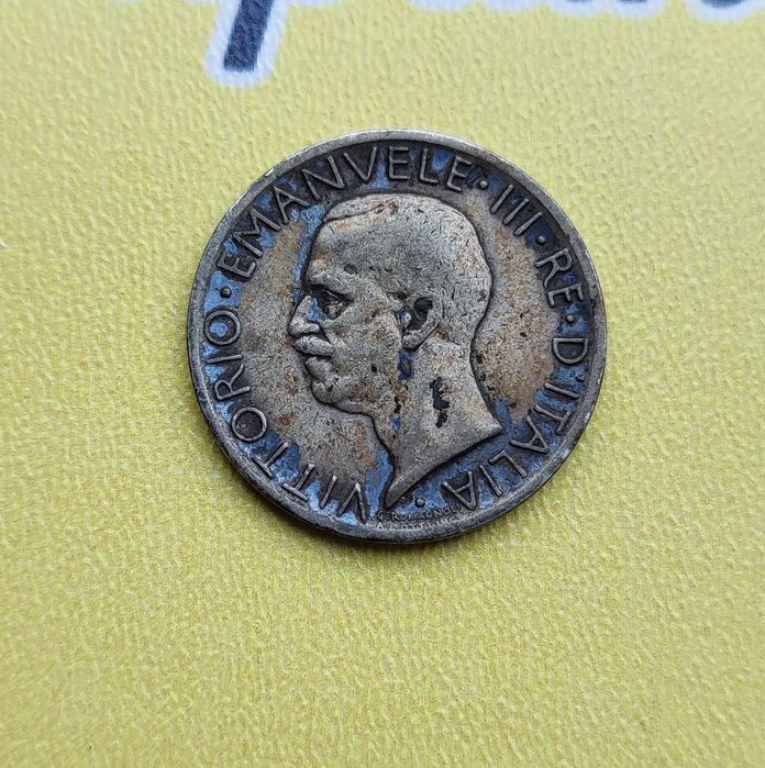 5 лир 1927 серебро