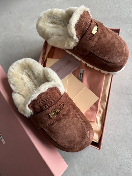 Мюлі miu miu з утепленням різні