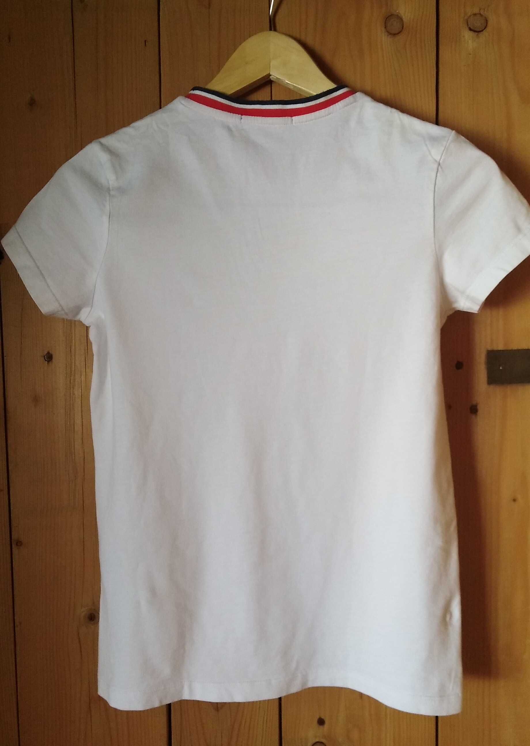 POLO biały  t-shirt damski logo r.36/38