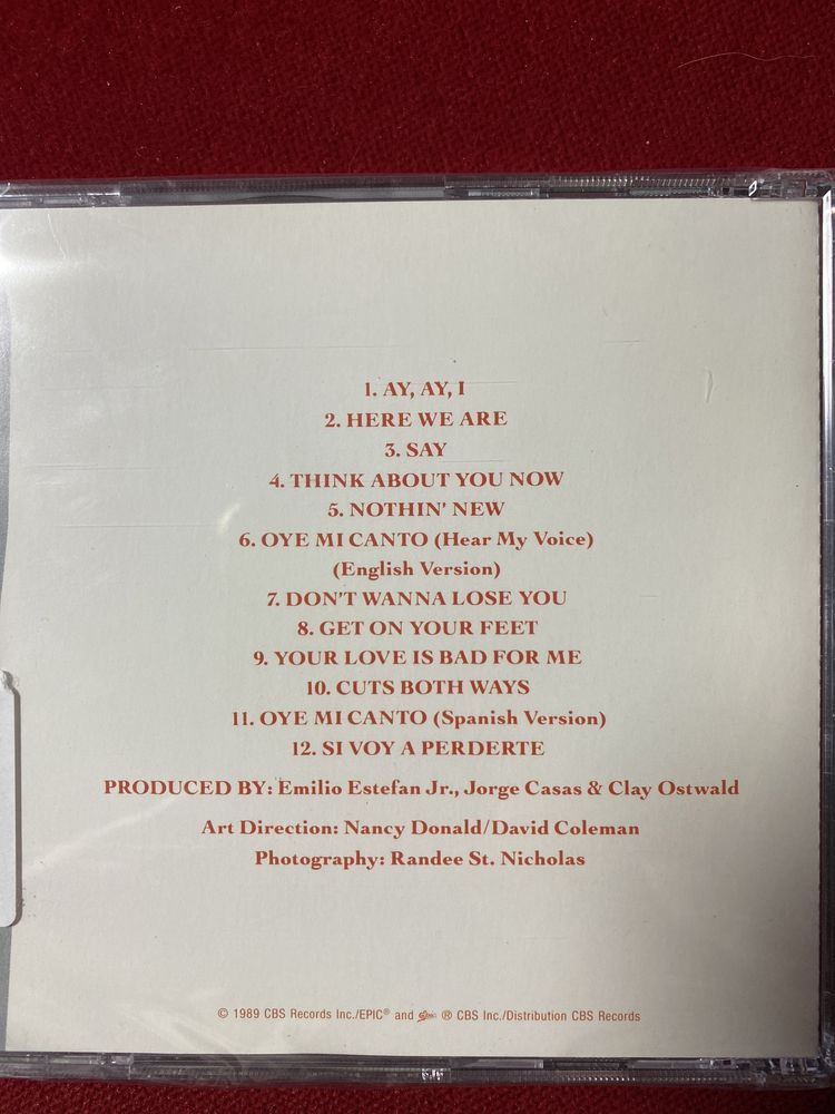 Gloria Estefan - Cuts both ways - płyta CD nowa w folii.
